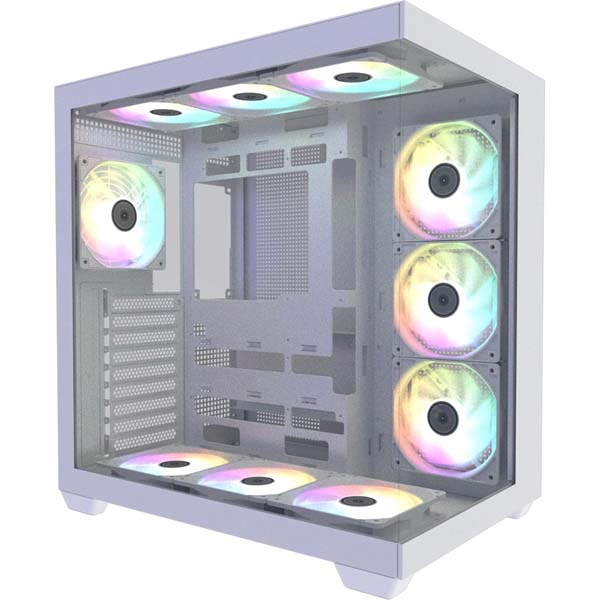 GALAX HOF Allsynq ARGB ATX Mid Tower Case (White)