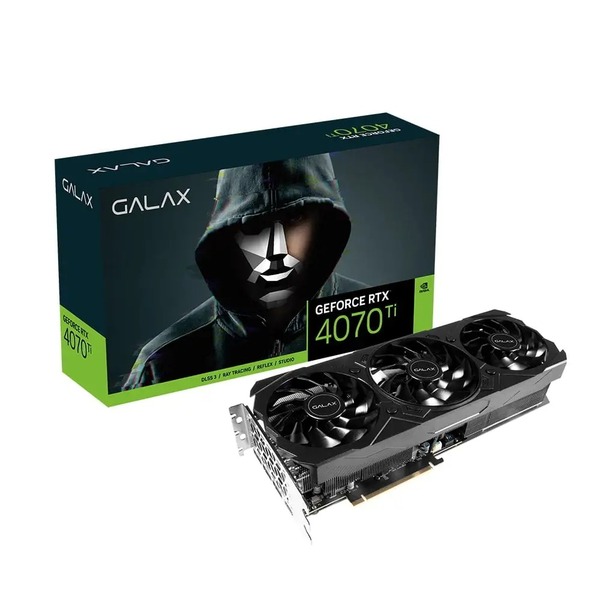 GALAX RTX 4070 Ti EX GAMER BLACK 12GB Graphic Card 1