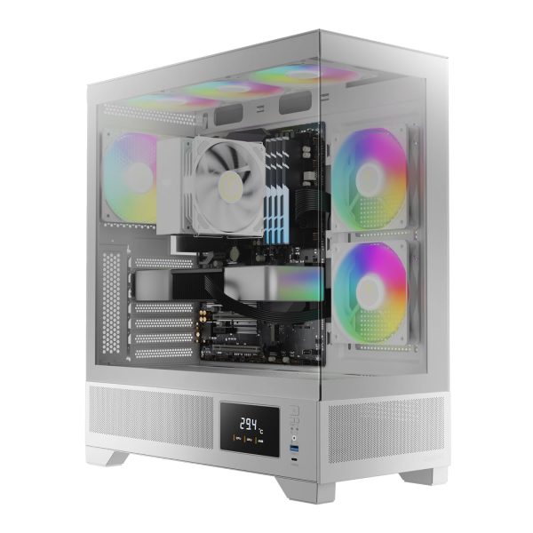 GAMDIAS Atlas M1 ATX Mid Tower ARGB Cabinet (White) GAMDIAS Atlas M1 ATX Mid Tower ARGB Cabinet (White)