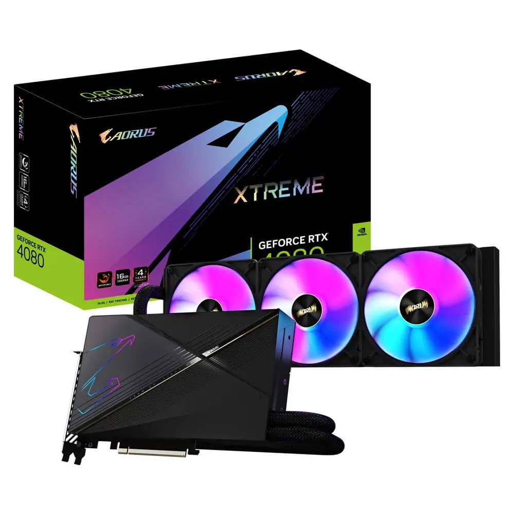 GIGABYTE AORUS GeForce RTX 4080 16GB XTREME WATERFORCE