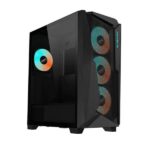 GIGABYTE C301 GLASS ARGB EATX MID TOWER CABINET (BLACK)
