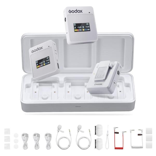 GODOX Movelink II M2 Wireless Microphone System (White)