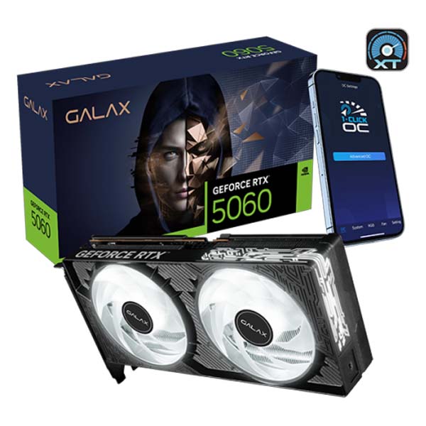 Galax GeForce RTX 5060 1-Click OC 8GB GDDR7 Graphics Card
