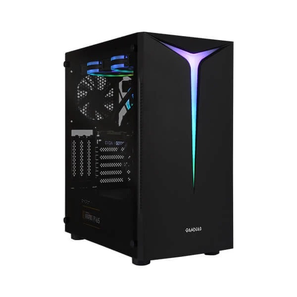 Gamdias Argus E2 Elite ARGB Cabinet Black 1