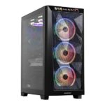 Gamdias Athena M1 Elite ARGB Mid Tower Cabinet Black 1
