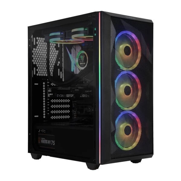 Gamdias Athena M2 ARGB ATX Mid Tower Cabinet Black 1