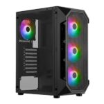 Gamdias Aura GC1 Mesh ARGB (ATX) Mid Tower Cabinet (Black)