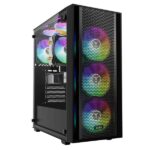 Gamdias Aura GC2 Elite V2 ARGB (ATX) Mid Tower Cabinet (Black) - Image 2