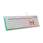 Gamdias Hermes M6 Mechanical Gaming Keyboard Blue Switch White 3