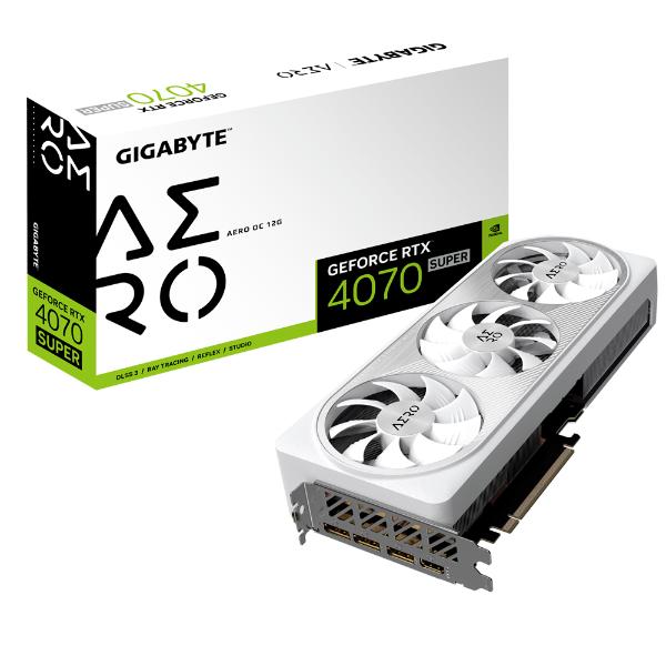 GeForce RTX™ 4070 SUPER AERO OC 12G-01 Gigabyte GeForce RTX 4070 SUPER AERO OC