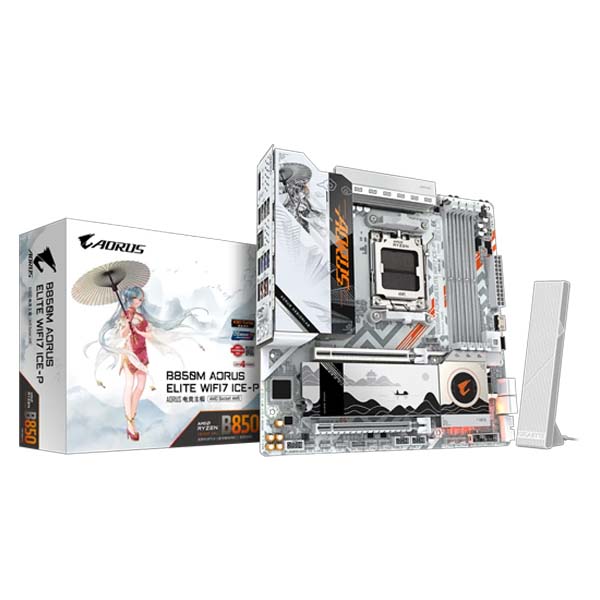 Gigabyte B850M AORUS ELITE WIFI7 ICE-P Motherboard