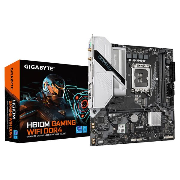 Gigabyte H610M Gaming WIFI DDR4 (rev. 1.0) Motherboard 1 Gigabyte H610M Gaming WIFI DDR4 (rev. 1.0) Motherboard