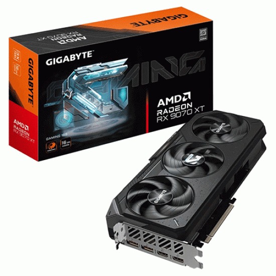 Gigabyte Radeon RX 9070 XT Gaming OC 16Gb GDDR6 Graphics Card (GV-R9070XTGAMING OC-16GD)