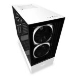 Nzxt H510 Elite Mid-Tower Gaming Cabinet - Matte White - Image 2