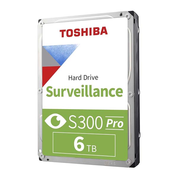 Toshiba S300 Pro 6TB Surveillance Hard Drive (HDWTA60UZSVAR)