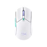 HYPERX Pulsefire Haste 2 Core Wireless Ambidextrous Gaming Mouse (8R2E7AA) (3200 DPI / 6 Macro Buttons) (White)