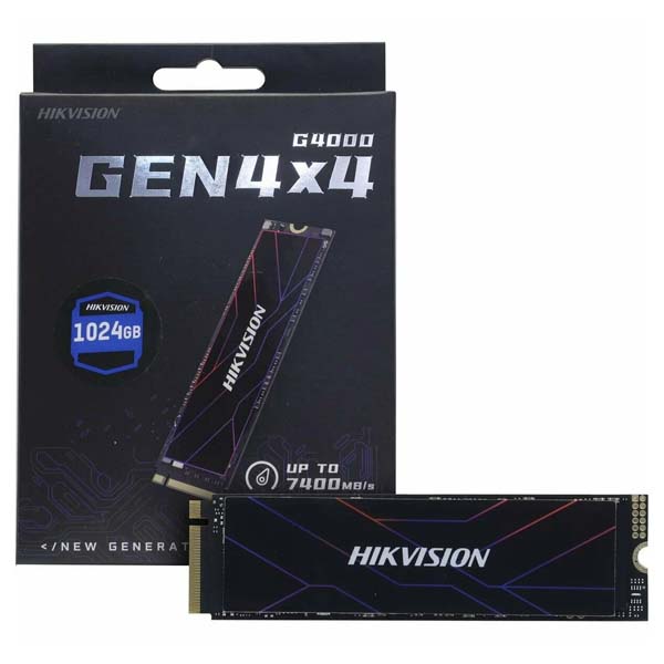 Hikvision G4000 1024GB PCIe Gen 4 x 4 NVMe SSD