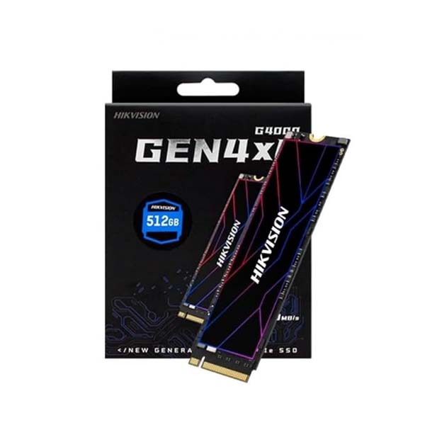 Hikvision G4000 512GB PCIe Gen 4 x 4 NVMe SSD R/W up to 7050/4200MB/s