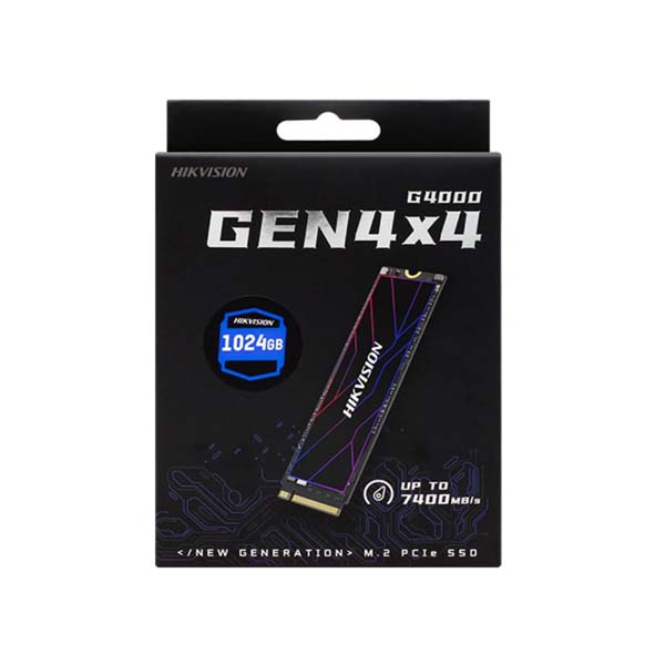 Hikvision G4000E 1TB PCIe 4.0 NVMe M.2 2280 Internal SSD