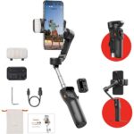 Hohem iSteady X3 Travel Smartphone Gimbal Stabilizer (Black) - Image 4