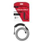 HyperX USB-C Coiled Cable (Gray-Black) - Image 3