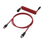 HyperX USB-C Coiled Cable (Red-Black) - Image 2