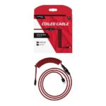 HyperX USB-C Coiled Cable (Red-Black) - Image 3
