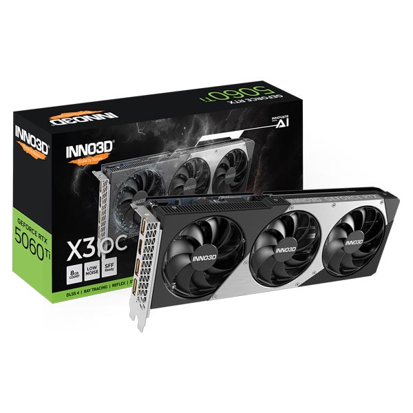 INNO3D GeForce RTX 5060 Ti 8GB X3 OC Graphics Card