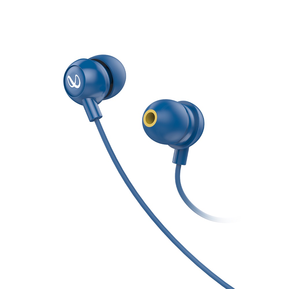 Infinity Wynd Wired 220 In Ear Headphone with Mic ( Blue)