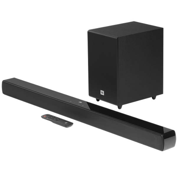 JBL Cinema SB140 Dolby Digital Soundbar with Wired Subwoofer for Extra Deep Bass