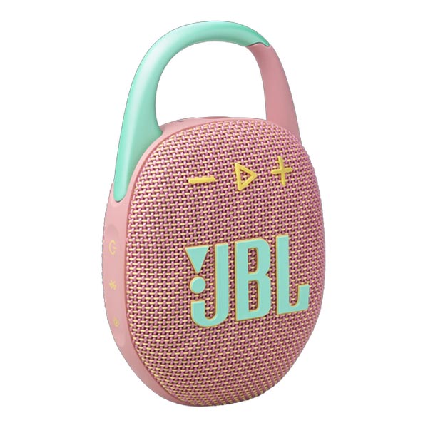 JBL Clip 5 Ultra-Portable Waterproof & Dustproof Bluetooth Speaker (Pink)