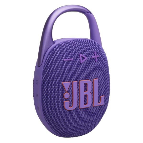 JBL Clip 5 Ultra-Portable Waterproof & Dustproof Bluetooth Speaker (Purple)
