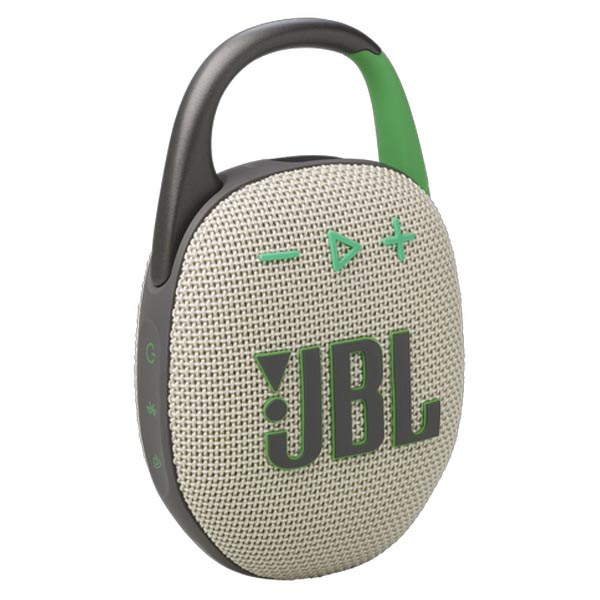 JBL Clip 5 Ultra-Portable Waterproof & Dustproof Bluetooth Speaker (Sand)