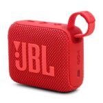 JBL Go 4, Wireless Ultra Portable Bluetooth Speaker, Pro Sound, Vibrant Colors, Water & Dust Proof, Type C (Without Mic, Red)