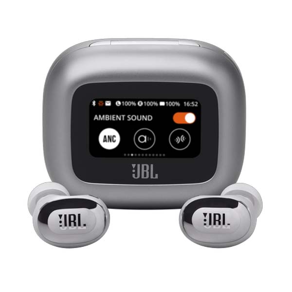 JBL Live Buds 3 TWS Hi-Res Audio True ANC Earbuds (Silver)