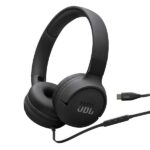 JBL Tune 520C On Ear Type C Wired Headphone (Black)