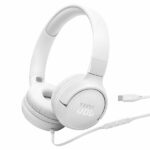 JBL Tune 520C On Ear Type C Wired Headphone (White)