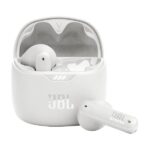 JBL Tune Flex in Ear Wireless TWS Earbuds with Mic, ANC Earbuds, Customized Extra Bass with Headphones App, 32 Hrs Battery, 4-Mics, IPX4, Ambient Aware, Bluetooth 5.2 (White)