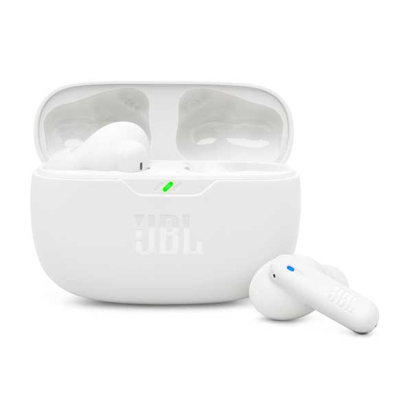 JBL Wave Beam 2 Ear Buds Wireless Bluetooth V5.3 Active Noise Cancellation Earbuds (White)