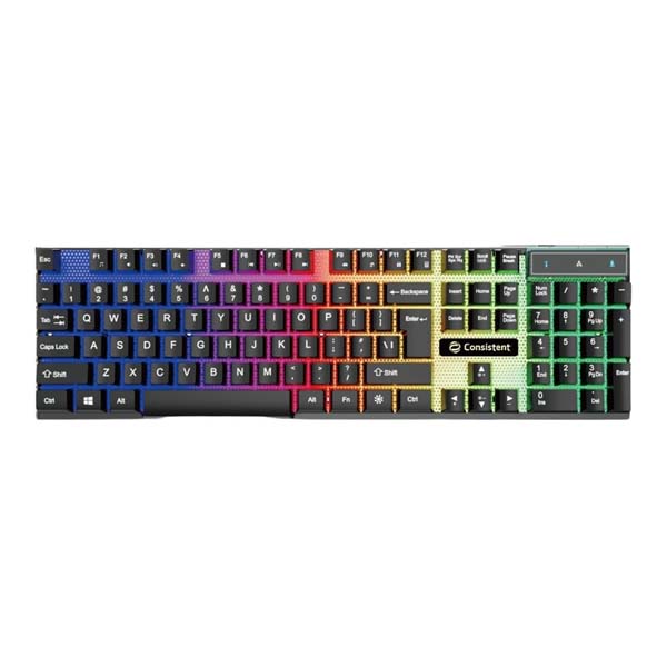 Consistent Radium Wired Gaming Keyboard (KG1101) Gaming Keyboard with Breathing Effect