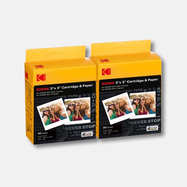 KODAK 4PASS All-in-one (3x3 inches) Cartridge 60 Photos (ICRG-360)