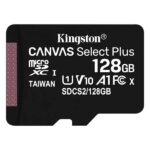 Kingston 128GB microSDHC Canvas Select Plus 100MB/s Read A1 Class 10 UHS-I Memory Card w/o Adapter - Image 2