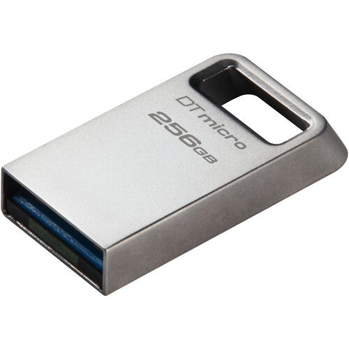 Kingston 256GB DataTraveler Micro USB Flash Drive (Silver)
