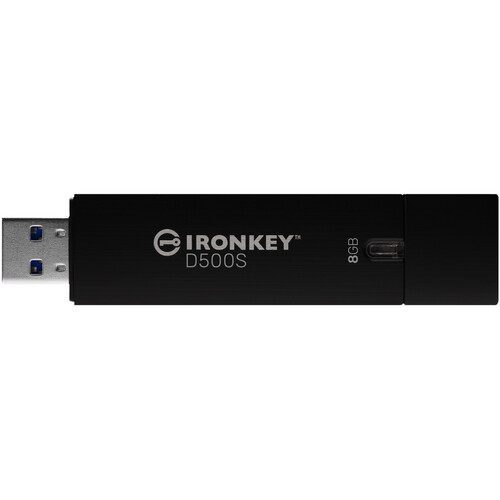 Kingston 8GB IronKey D500S Hardware-Encrypted USB Flash Drive