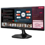 LG - 25UM58 25-inch (64.5 cm) UltraWide Multitasking Monitor with Full HD (2560 x 1080) IPS Panel, HDMI Port, AMD Freesync - (Black) - Image 2