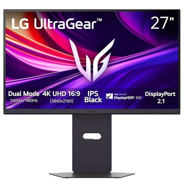 LG 27G850A-B 27-inch Ultragear 4K UHD (3840 x 2160) IPS Gaming Monitor (Black)