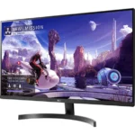 LG 27QN600-B 27” QHD (2560 x 1440) IPS Display with FreeSync, sRGB 99% Color Gamut, HDR10 with a 3-Side Virtually Borderless Design, Black - Image 2