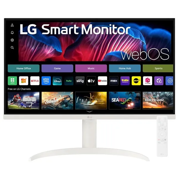 LG 27SR75U-W 27 inch 4K UHD (3840×2160) IPS HDR10 USB Type-C 65W PD Smart Monitor