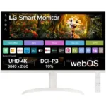 LG 32SR75U 32″ 4K UHD (3840 x 2160) Smart Monitor with Steaming TV (White) - Image 2