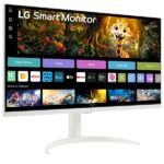 LG 32SR75U 32″ 4K UHD (3840 x 2160) Smart Monitor with Steaming TV (White)